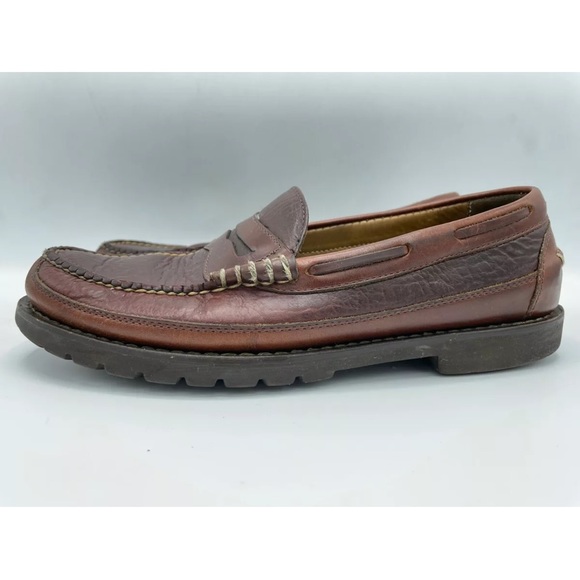 L.L.Bean Stonington Oxford Shoes Oiled Brown EXCLT Mn’s Sz 7.5M L.l.bean stonington mens brown - Gem main image 4